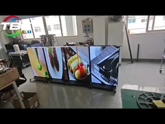 शॉपिंग सेंटर में गतिशील और प्रभावशाली विज्ञापन के लिए पी1.25 मिमी पिक्सेल पिच के साथ फोल्डेबल एलईडी पोस्टर