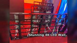 HD 4K P3 LED वीडियो वॉल 3840Hz स्मूथ डिस्प्ले